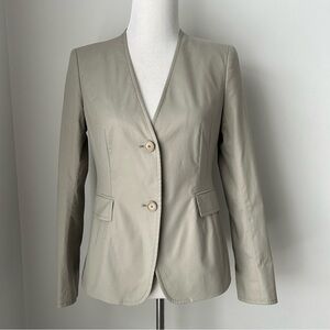 Akris Punto Collarless Blazer